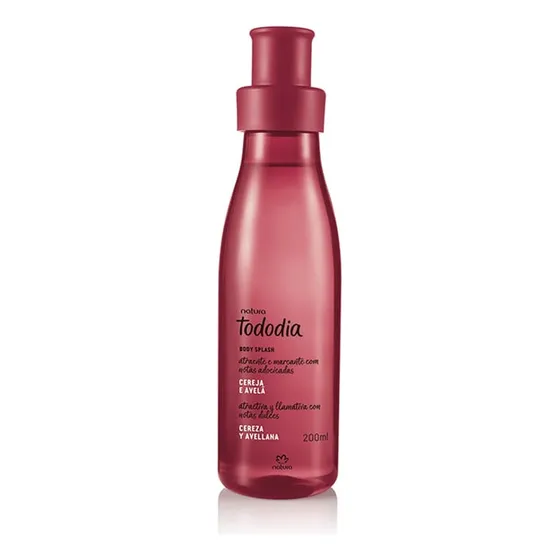 Body Splash Tododia Cereza Y Avellana 200ml - Aroma A Ti