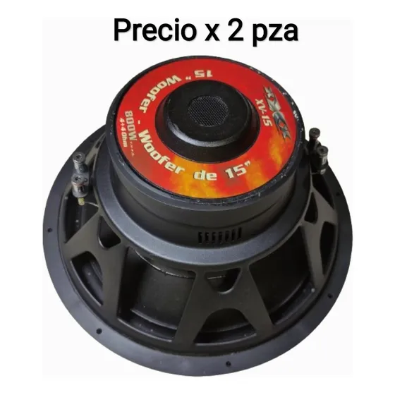 Corneta Bajo 15 Pulgadas 800w 4+4 Ohm 5khz Bobina 2.5