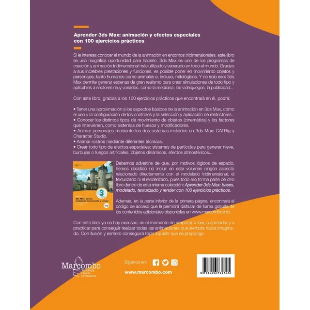 Libro Aprender 3ds Max Animación Y Efectos Especi C/ 100 Eje