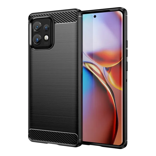 Funda Antigolpe Tpu Carbono Para Moto Edge Plus 2023  X40 5g