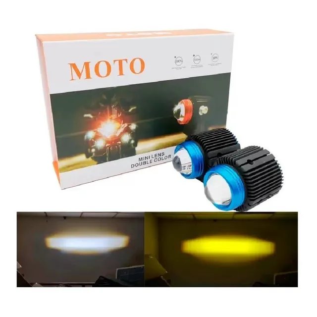 Exploradoras Neblinero Led Dual Mini Para Moto