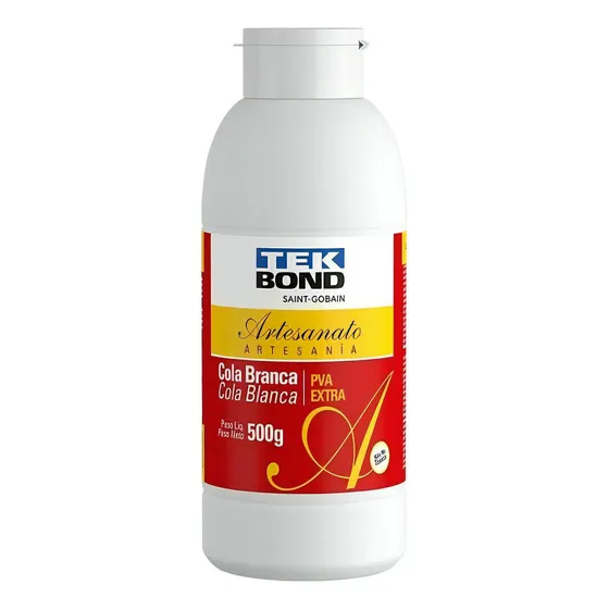 Cola Branca Pva Extra Artesanato 500g Tekbond