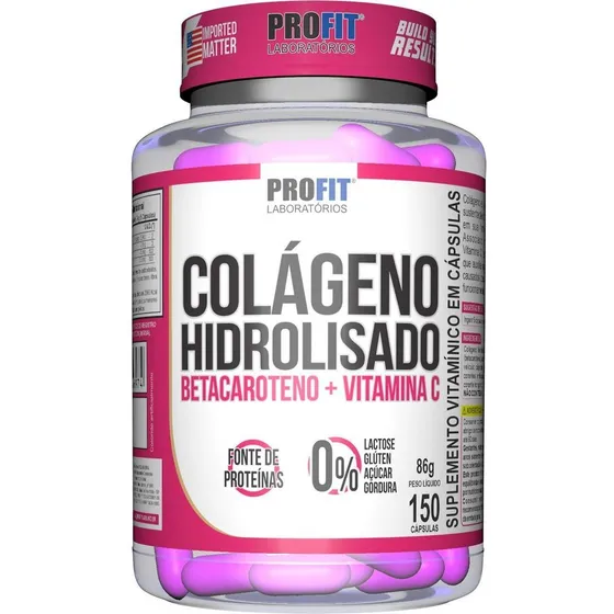 Suplemento ProFit Laboratórios Betacaroteno + Vitamina C de 150 capsulas