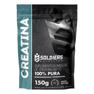 Creatina Pura Monohidratada 150g Soldiers Nutrition Sem Sabor Creatina Pura Monohidratada 150g Soldiers Nutrition Sem Sabor