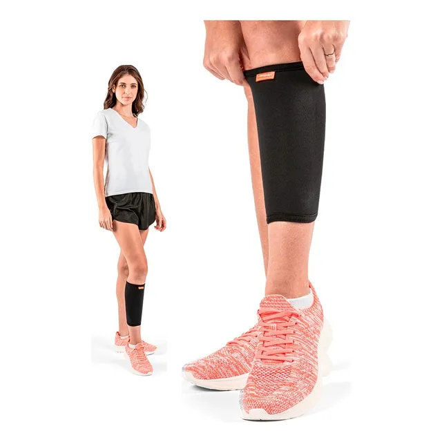 Suporte Panturrilha Compressão Neoprene Proteção Canelito