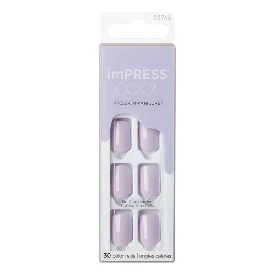Uñas Press On - Kiss Impress Color Picture Purplect