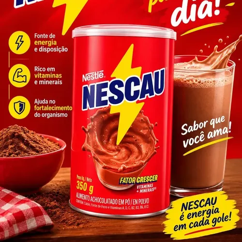 Achocolatado Vending Chocofans Instantaneo 1,3 Kg Nestlé 2un