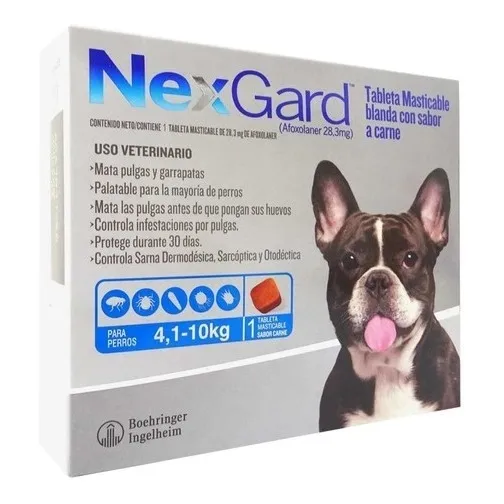 Nexgard - Perros De 4 Hasta 10 Kg.