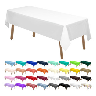 10 Pack Mantel Rectangular Manteles Desechables 137 X 274cm 10 Pack Mantel Rectangular Manteles Desechables 137 X 274cm