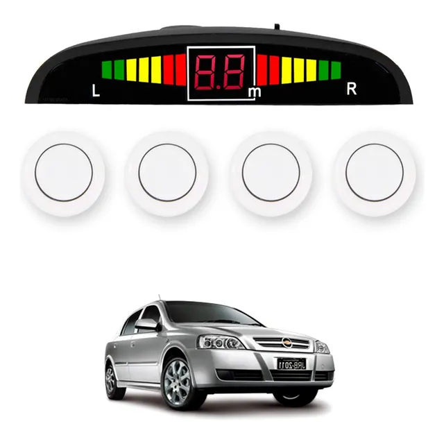 Sensor De Ré Estacionamento Branco Chevrolet Astra 2003
