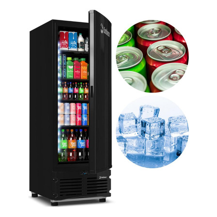 Freezer Tripla Ação Vertical 561 Litros Full Black Imbera Freezer Tripla Ação Vertical 561 Litros Full Black Imbera