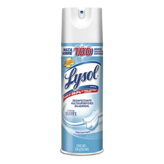 Lysol Desinfectante De Ambiente Y Superficie Linen 538 Gr