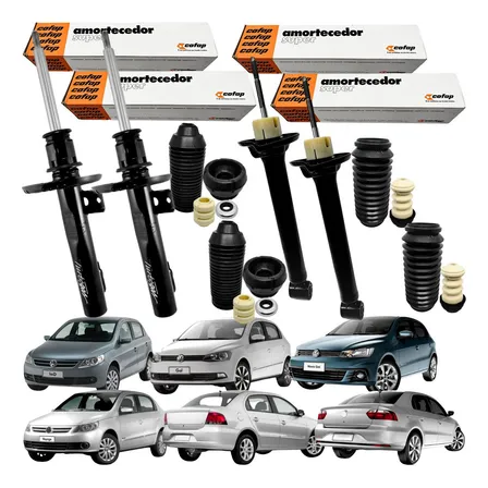 Kit Amortecedor Dianteiro Traseiro C/kit Gol Voyage G5 G6 G7