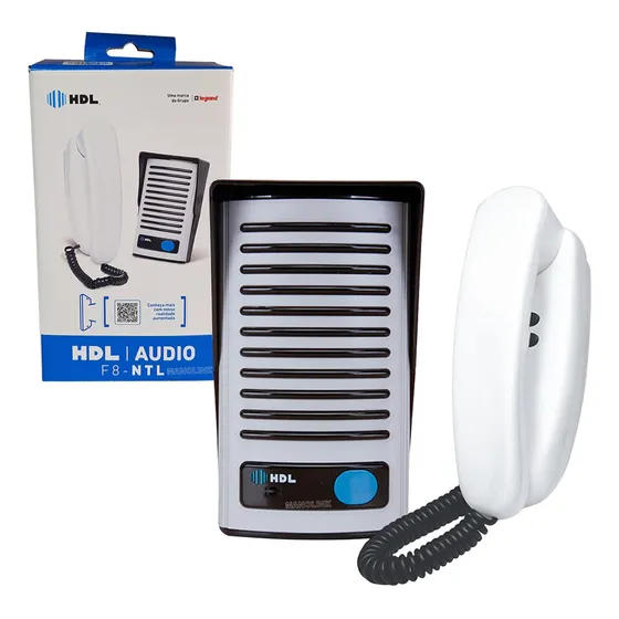 Kit Interfone Residencial F8ntl Az02 Hdl Porteiro Promoção