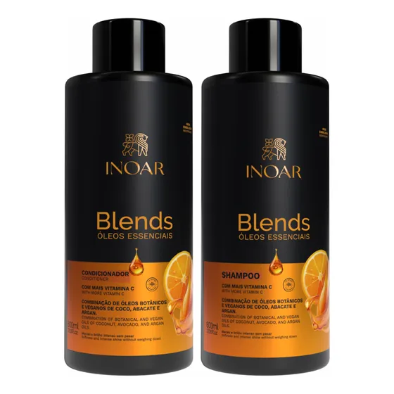 Inoar Coleção Blends Sh + Cond 800ml Vitaminas Antioxidantes