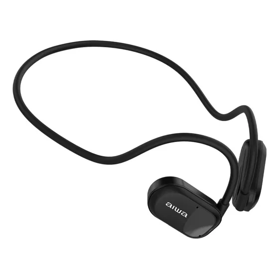 Auriculares Aiwa Conducción De Aire Color Negro