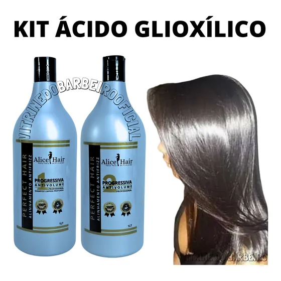 Selagem Térmica Sem Formol Com Ácido Glioxílico Perfect Hair