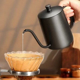 Cafetera De Acero Inoxidable 304 De 350 Ml Con Caño Fino Y L Cafetera De Acero Inoxidable 304 De 350 Ml Con Caño Fino Y L