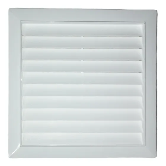 Rejilla Plástica Ventilación Persiana 30x30 Cm 6 Unid
