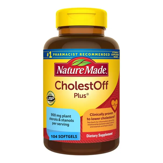 Nature Made Cholestoff Plus Colesterol Con 104 Softgels Sin Sabor