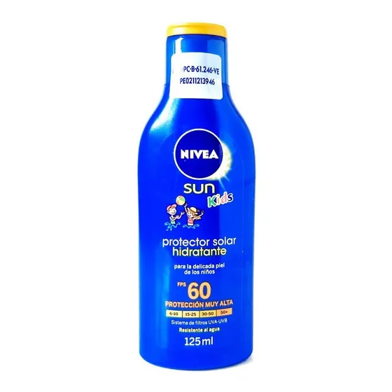 Nivea Sun Kids Protector Solar Hidratante Fps60 125ml 