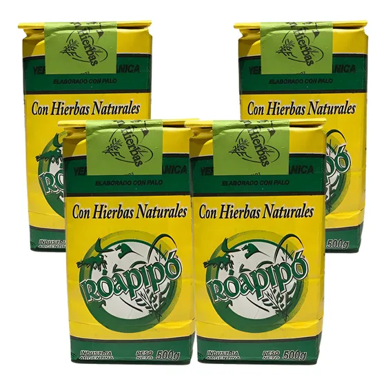 Yerba Roapipo C/ Hierbas Naturales Organica Certificada 4u