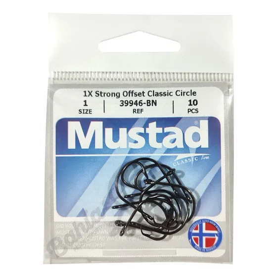 Anzuelo Mustad Circular 39946bn Ecologico X Sobre Rio Mar