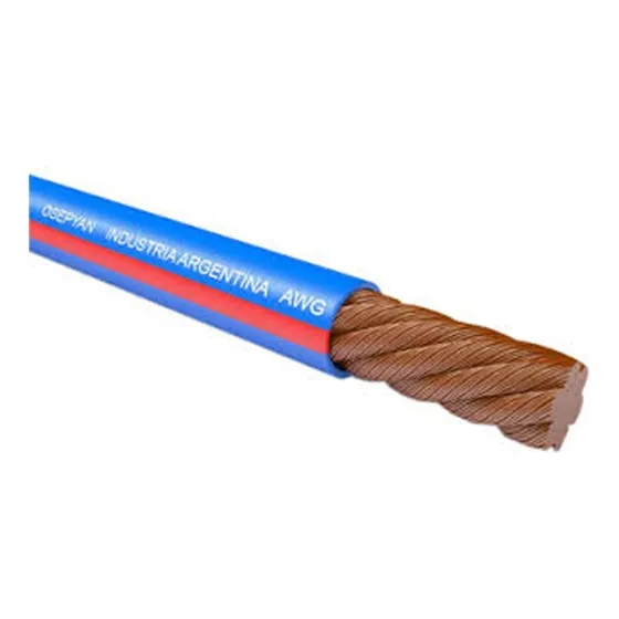Cable Soldadura 1x50mm2 Az Extraflex Bajo Goma  X Mt 