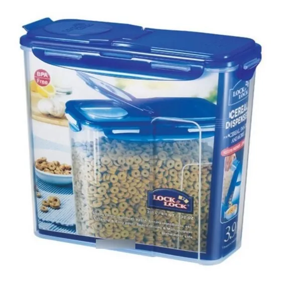 Pote Hermético Porta Cereais Mantimentos Lock & Lock 3900ml