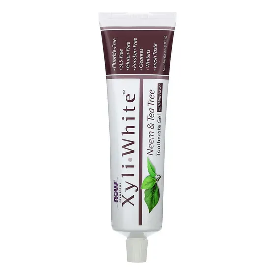 Now Xyli White Pasta Dental Sin Fluor C/ Arbol Del Té 181gr
