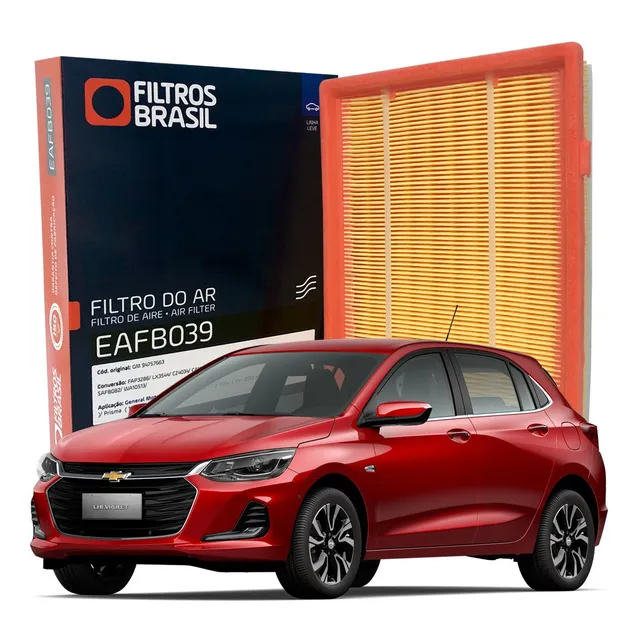 Filtro De Ar Motor Gm Onix Flexpower Hatch Ls Lt 2012 A 2022