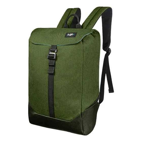 Mochila Para Notebook Vintage T-go Urbana Reforzada Unisex Color Soldier Green
