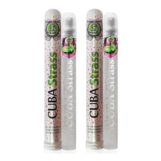 2 Perfumes Cuba Jungle Strass Snake 35ml - Selo Adipec