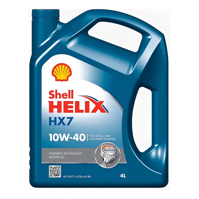 Aceite 10w40 Hx7 Shell Semisintetic Diesel/nafta X 4 L.- Tyt