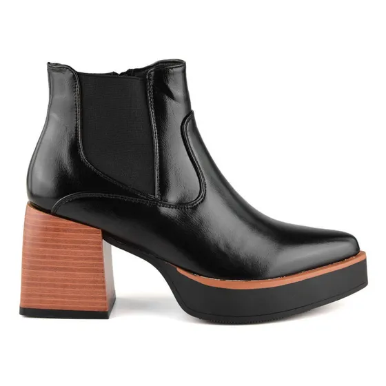Bota Casual Taco Alto Korium Angela
