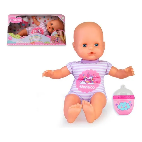 Muñeco Nenuco Bebe Con Biberon / Sonajero 32 Cm