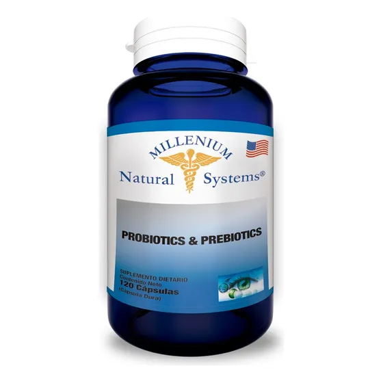 Probióticos Y Prebióticos 120 Cap Natural Systems
