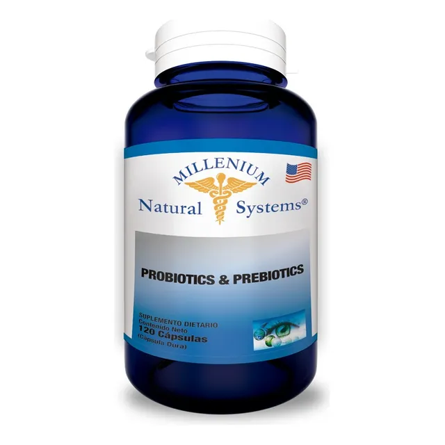 Probióticos Y Prebióticos 120 Cap Natural Systems