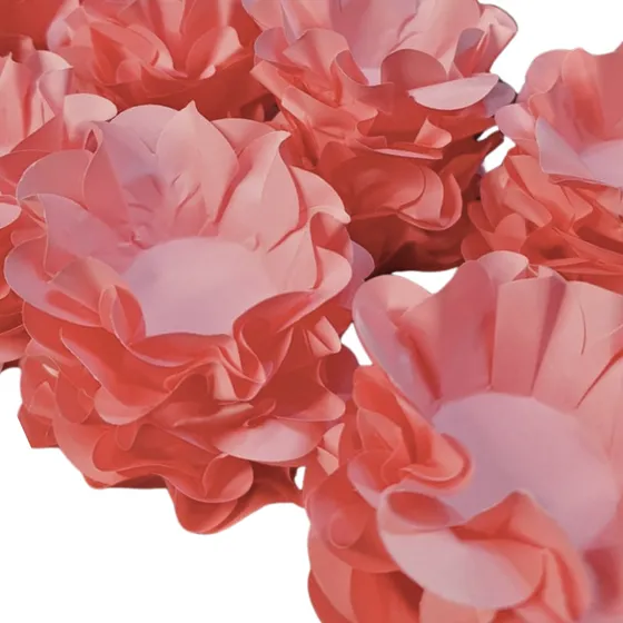 40 Forminhas Para Doces Finos Casamento - Modelo Flor Cor Rosa Bebê