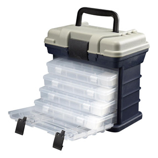 Estojo Portátil Tacklebox For Fishing Lure Box Com 4 Camadas Estojo Portátil Tacklebox For Fishing Lure Box Com 4 Camadas