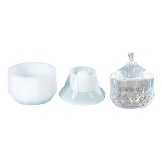 Molde Silicon Joyero Maceta Caja Almacén Bombonera Diamante Molde Silicon Joyero Maceta Caja Almacén Bombonera Diamante