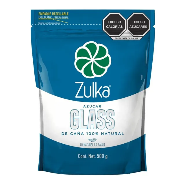 Zulka Azúcar Glass 20 Piezas De 500gr C/u