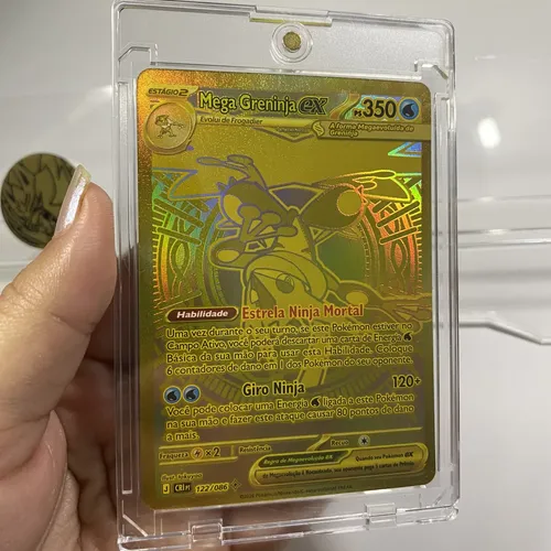 Mega Greninja Ex 122/086 Dourado Caos Ascendente Nm Perfeita