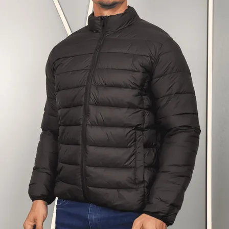 Jaqueta Unissex Puffer Bobojaco Nylon Impermeável Casaco