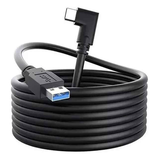 Cable Usb Oculus Link Quest 2 Vr Usb-c A 5mt 5gbps - Norplat Color Negro