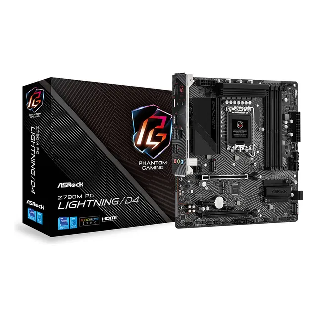 Motherboard Asrock Z790m Pg Lightning S1700 Intel Ddr4 Hdmi
