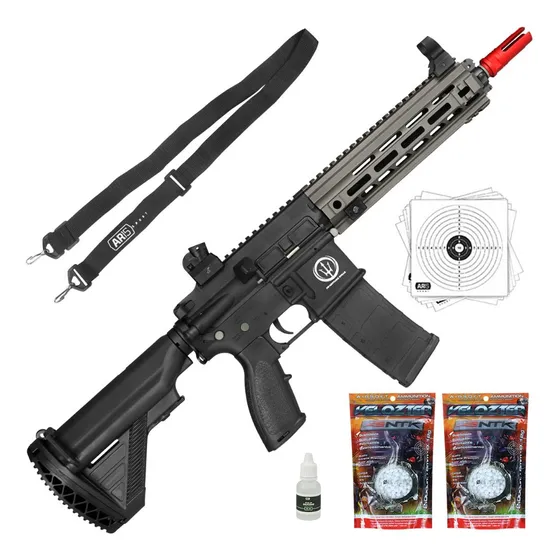 Airsoft Elétrica Rossi Neptune 9 Devgru 6mm +bandoleira Ar15