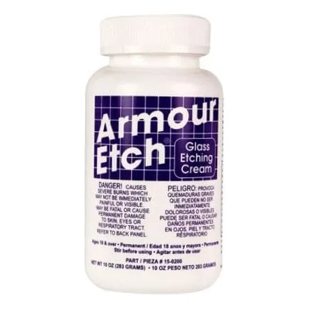 Crema Para Esmerilar Vidrios Y Cristales De 10oz (283g) 