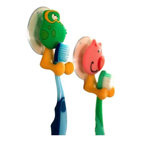 Soporte Para Cepillo De Dientes Dibujos Animados
