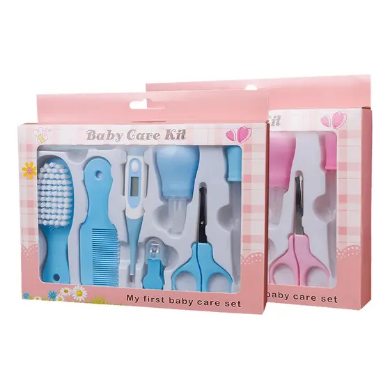 Estuche Kit Set Para Bebé Cuidado 8 Piezas Corta Uñas Peine